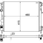 MAHLE Kühler, Motorkühlung CR 605 000S MAHLE Kühler, Motorkühlung CR 605 000S
