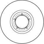Bremsscheibe Ford P. Transit 2.0/2.5 Td 91-00 DF2785 Bremsscheibe Ford P. Transit 2.0/2.5 Td 91-00 DF2785