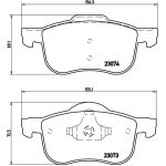 BREMBO Bremsklötze VA P 86 016 BREMBO Bremsklötze VA P 86 016