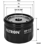 FILTRON Ölfilter OP 518 FILTRON Ölfilter OP 518