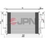 JPN Kondensator, Klimaanlage 60C9076-JPN JPN Kondensator, Klimaanlage 60C9076-JPN