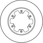 TRW Bremsscheibe DF2738 TRW Bremsscheibe DF2738
