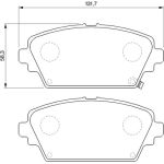 Bosch Bremsbelagsatz 0 986 424 663 Bosch Bremsbelagsatz 0 986 424 663