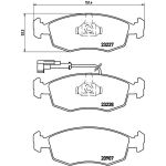 BREMBO Bremsklötze VA P 23 121 BREMBO Bremsklötze VA P 23 121
