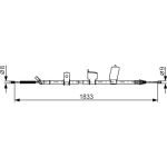 Handbremsseil li 1987482340 Handbremsseil li 1987482340