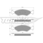 TX 10-28 TOMEX brakes Bremsbelagsatz, Scheibenbremse TX 10-28 TX 10-28 TOMEX brakes Bremsbelagsatz, Scheibenbremse TX 10-28