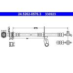 ATE Bremsschlauch 24.5262-0576.3 ATE Bremsschlauch 24.5262-0576.3