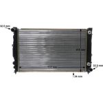 Kühler, Motorkühlung CR 648 000S