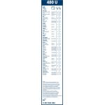 Bosch Wischerblatt 480U 3397004582 Bosch Wischerblatt 480U 3397004582