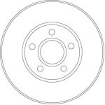 TRW Bremsscheibe Ford Transit 02 DF4277 TRW Bremsscheibe Ford Transit 02 DF4277