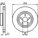 Bremsscheibe VA 0 986 478 977 Bremsscheibe VA 0 986 478 977