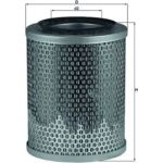 LX 196 MAHLE Luftfilter LX 196, Filtereinsatz, Höhe 209,5 mm – u. a. für Deutz-Fahr D07, D06, Fendt Farmer – OE Nummer 1499756 - l LX 196 MAHLE Luftfilter LX 196, Filtereinsatz, Höhe 209,5 mm – u. a. für Deutz-Fahr D07, D06, Fendt Farmer – OE Nummer 1499756 - l