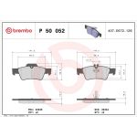 BREMBO Bremsklötze HA P 50 052 BREMBO Bremsklötze HA P 50 052