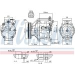 Nissens Klimakompressor PKW 890047 Nissens Klimakompressor PKW 890047