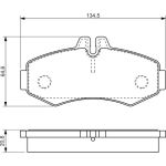 Bosch Bremsbelagsatz 0 986 494 451 Bosch Bremsbelagsatz 0 986 494 451