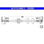 ATE Bremsschlauch 24.5112-0460.3