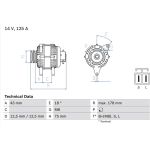 Lichtmaschine 0 986 045 611 Lichtmaschine 0 986 045 611