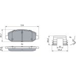 Bosch Bremsbelag 0 986 424 440 Bosch Bremsbelag 0 986 424 440