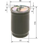 Bosch Kraftstofffilter 0 450 906 172 Bosch Kraftstofffilter 0 450 906 172