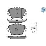 MEYLE Scheibenbremsbelagsatz 025 256 1718/PD MEYLE Scheibenbremsbelagsatz 025 256 1718/PD