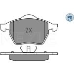Bremsbelagsatz Vw P. A4/Passat 1.6-2.8 95-01 025 216 2419/PD Bremsbelagsatz Vw P. A4/Passat 1.6-2.8 95-01 025 216 2419/PD