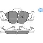 Bremsbelagsatz Opel P. Astra G Mit Sensor 025 230 6317/W Bremsbelagsatz Opel P. Astra G Mit Sensor 025 230 6317/W