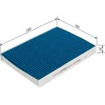 Innenraumfilter+ 0 986 628 587 Innenraumfilter+ 0 986 628 587