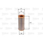 Valeo Luftfilter 585601 Valeo Luftfilter 585601