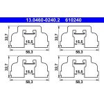 ATE Zubehörsatz, Scheibenbremsbelag 13.0460-0240.2 ATE Zubehörsatz, Scheibenbremsbelag 13.0460-0240.2