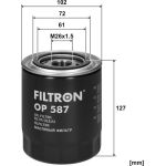 FILTRON Ölfilter OP 587 FILTRON Ölfilter OP 587