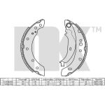 NK Bremsbacken 2737736 - mit ABS NK Bremsbacken 2737736 - mit ABS