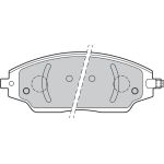 Valeo Bremsbelagsatz 601398 Valeo Bremsbelagsatz 601398