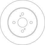 Bremsscheibe Toyota T. Yaris DF4832 Bremsscheibe Toyota T. Yaris DF4832