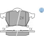 Bremsbelagsatz Opel P. Astra/Zafira 99-05 Mit Sensor 025 231 1619/W Bremsbelagsatz Opel P. Astra/Zafira 99-05 Mit Sensor 025 231 1619/W