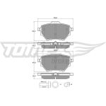 TX 18-36 TOMEX brakes Bremsbelagsatz, Scheibenbremse TX 18-36 TX 18-36 TOMEX brakes Bremsbelagsatz, Scheibenbremse TX 18-36