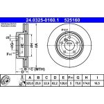 Bremsscheibe Bmw P. X3 2.0-3.0 04-11 Power Disc 24.0325-0160.1 Bremsscheibe Bmw P. X3 2.0-3.0 04-11 Power Disc 24.0325-0160.1