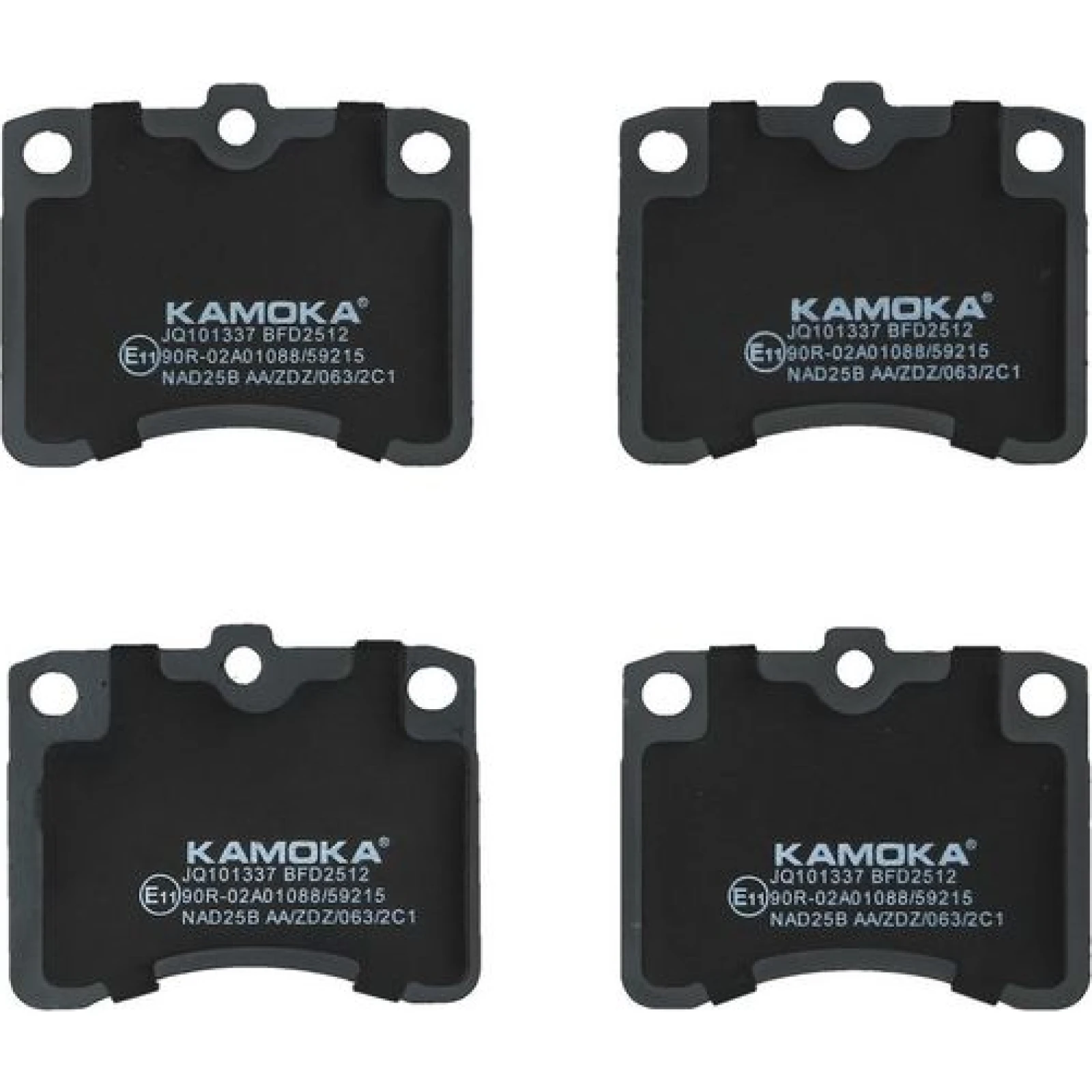 KAMOKA Bremsbelagsatz, Scheibenbremse JQ101337