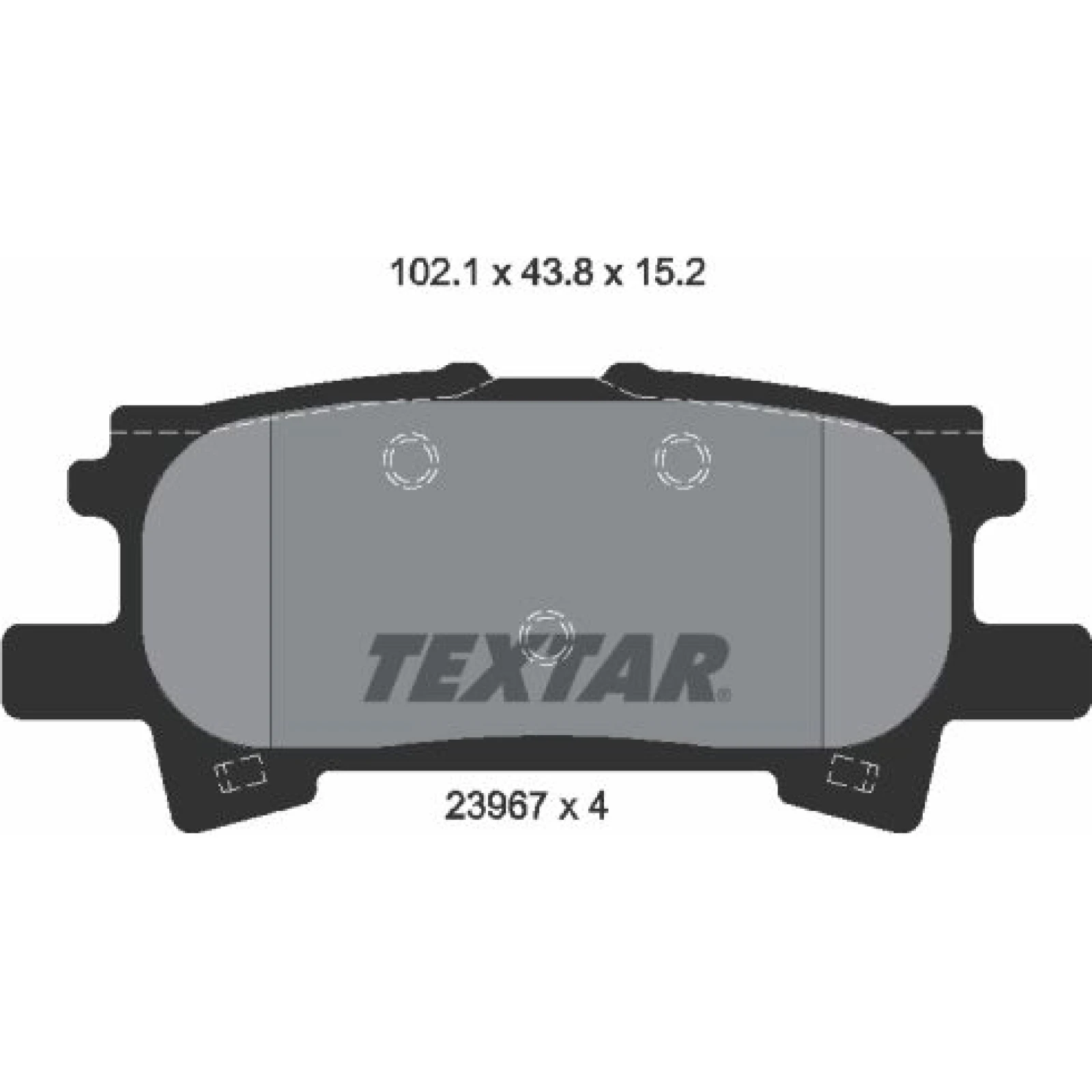 Bremsbelagsatz Toyota T. Lexus Rx300 03 2396701