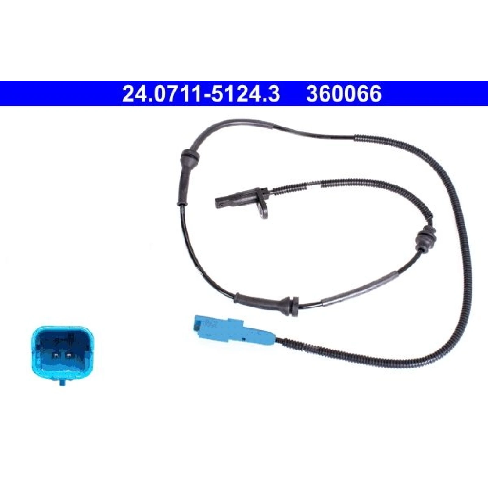 ATE ABS Sensor 24.0711-5124.3