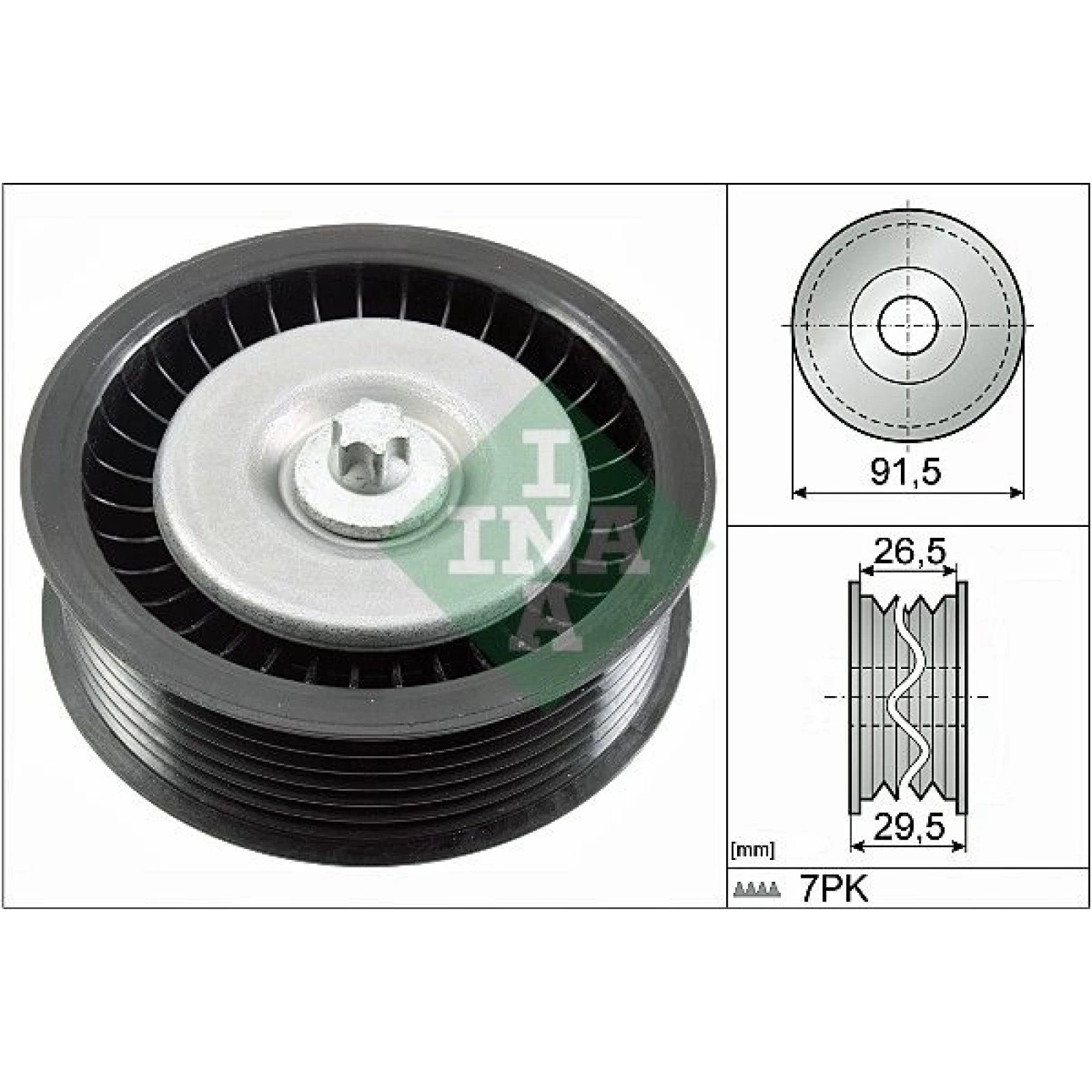 Umlenk-/Führungsrolle, Keilrippenriemen 532 0808 10
