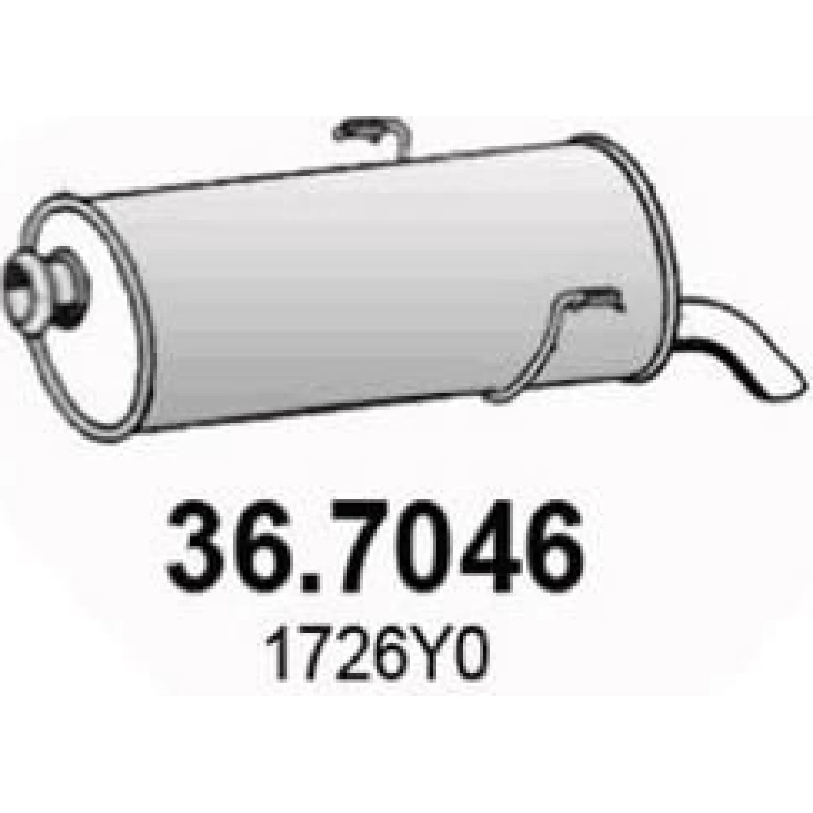 Endschalldämpfer 36.7046