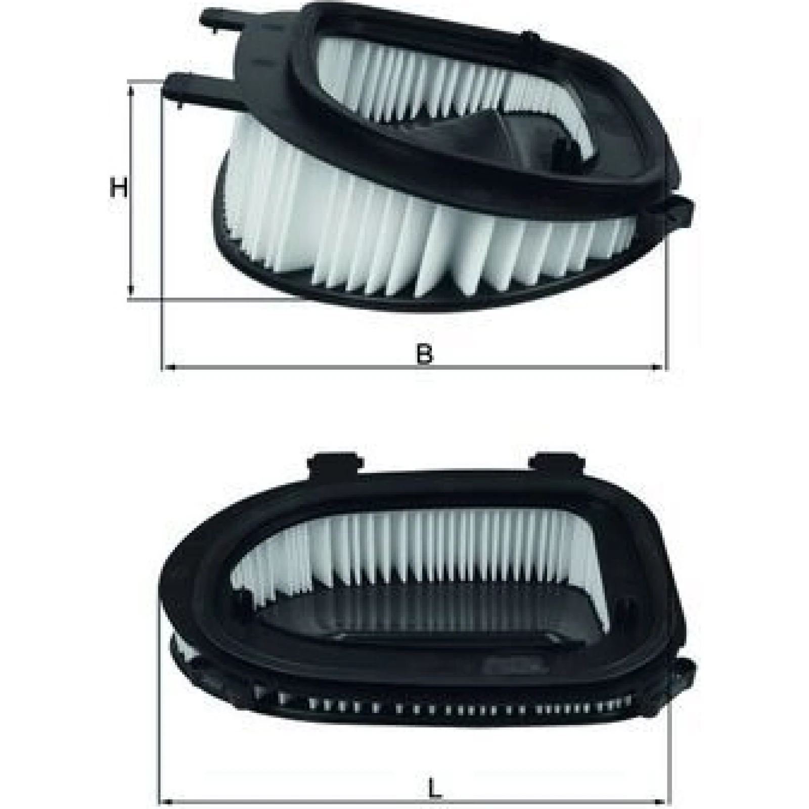 MAHLE Luftfilter LX 3541