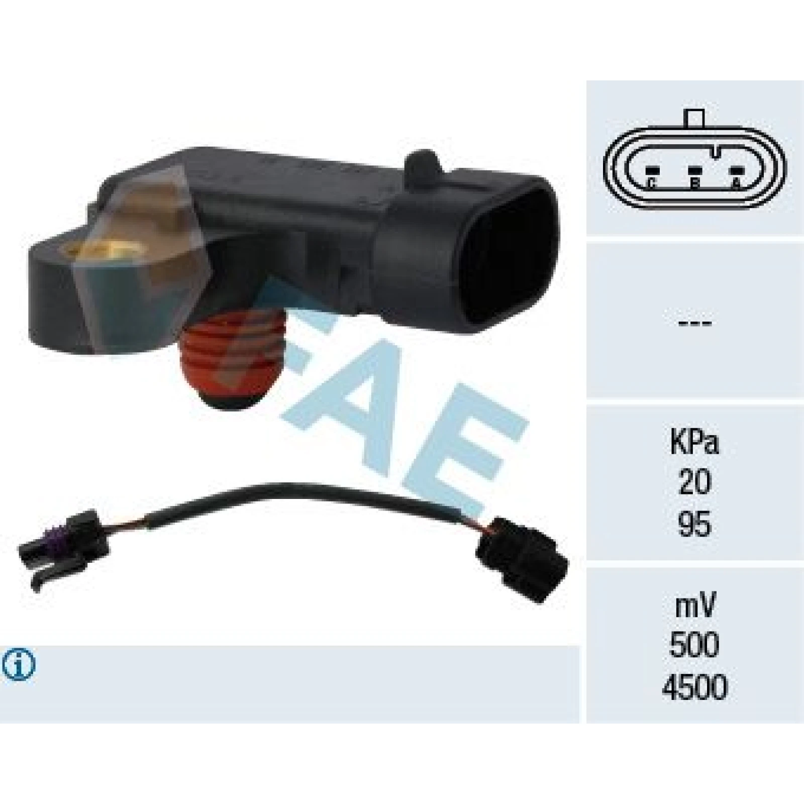 FAE Ansaugkrümmerdrucksensor 15122