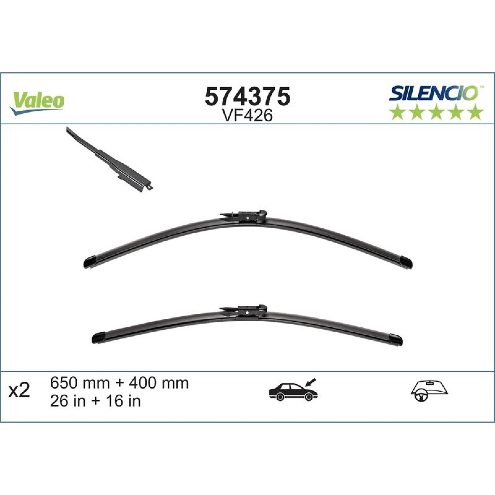 VM426 VALEO Silencio X.TRM Wischer 574375