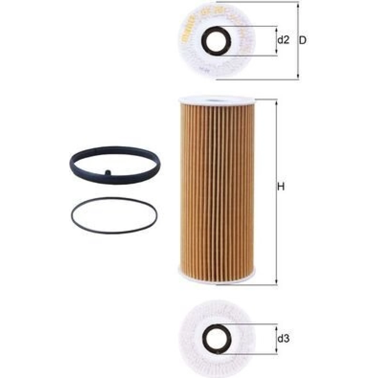 MAHLE Ölfilter OX 381D