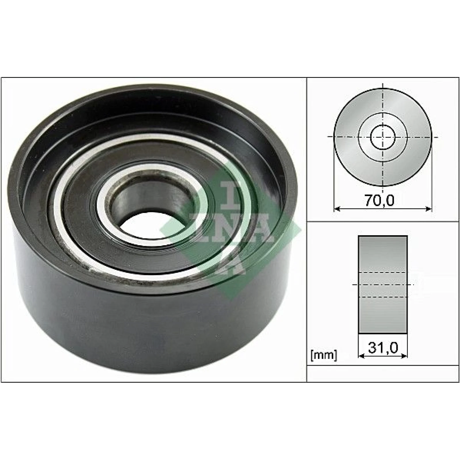 Umlenk-/Führungsrolle, Keilrippenriemen 532 0588 10
