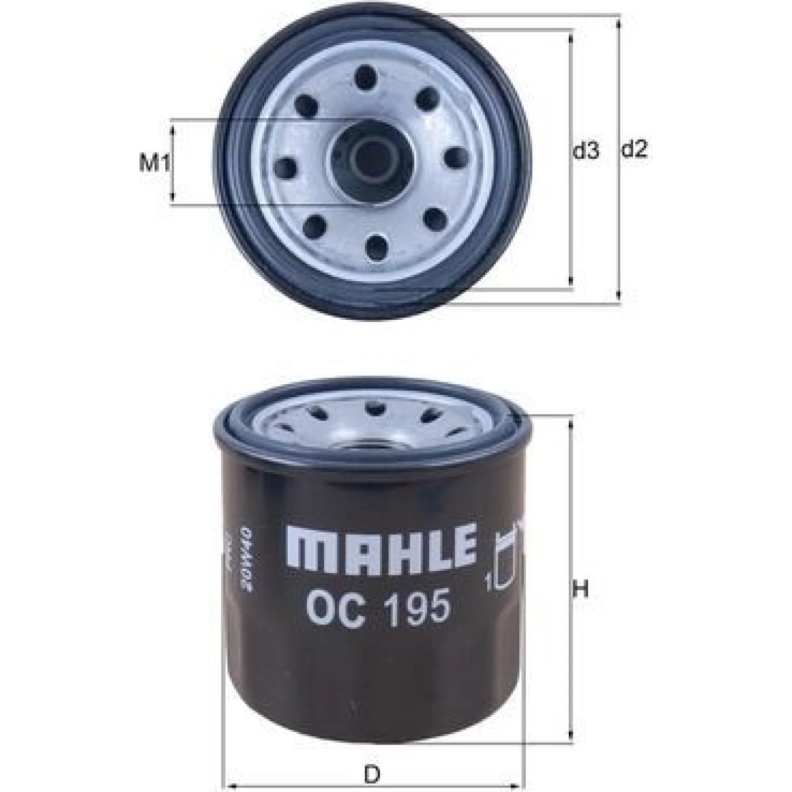 MAHLE Ölfilter OC 195