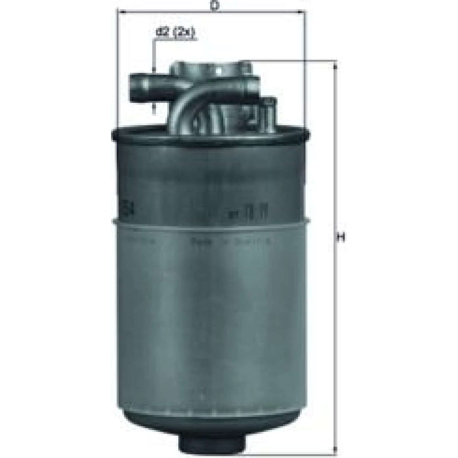 MAHLE Kraftstofffilter KL 154