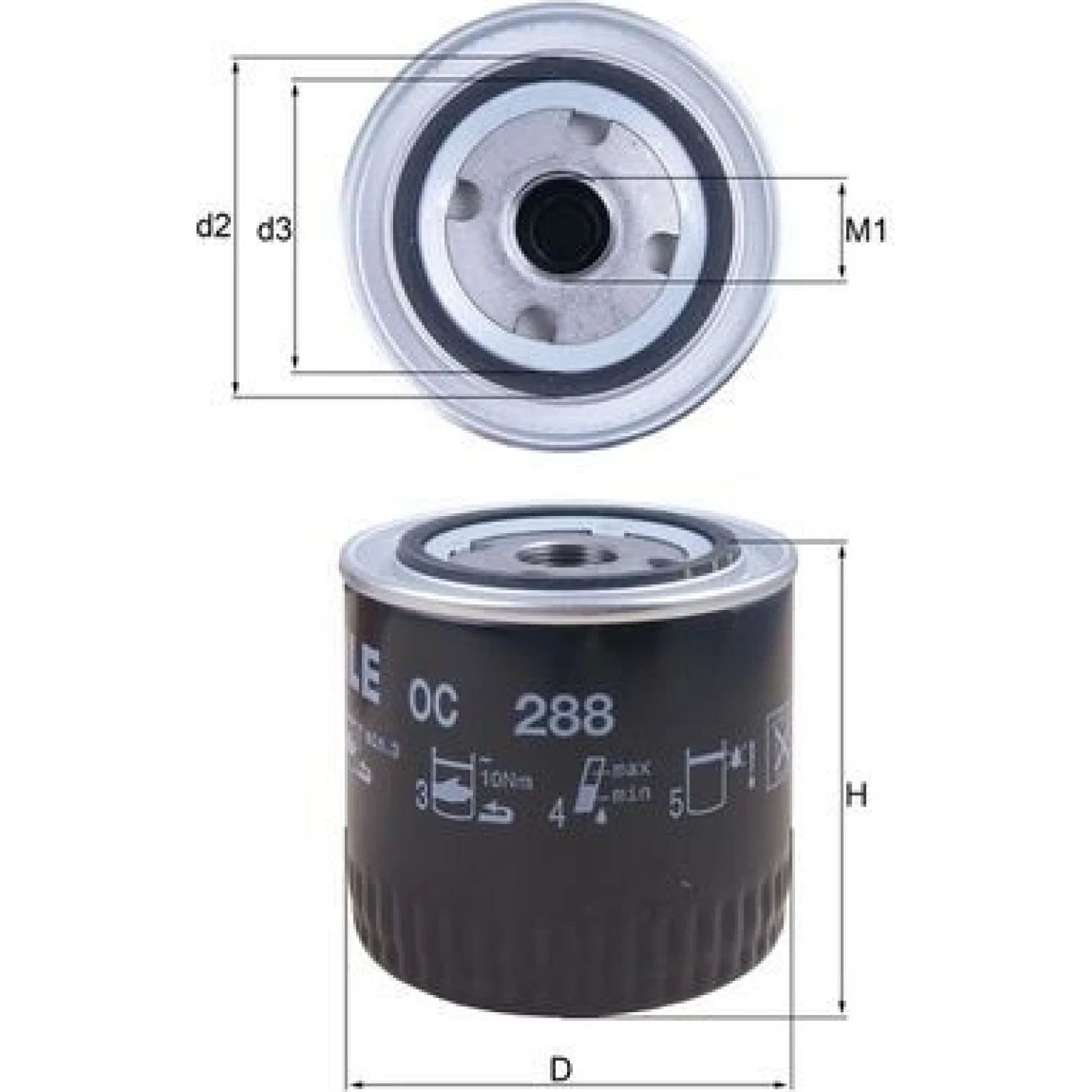 MAHLE Ölfilter OC 288