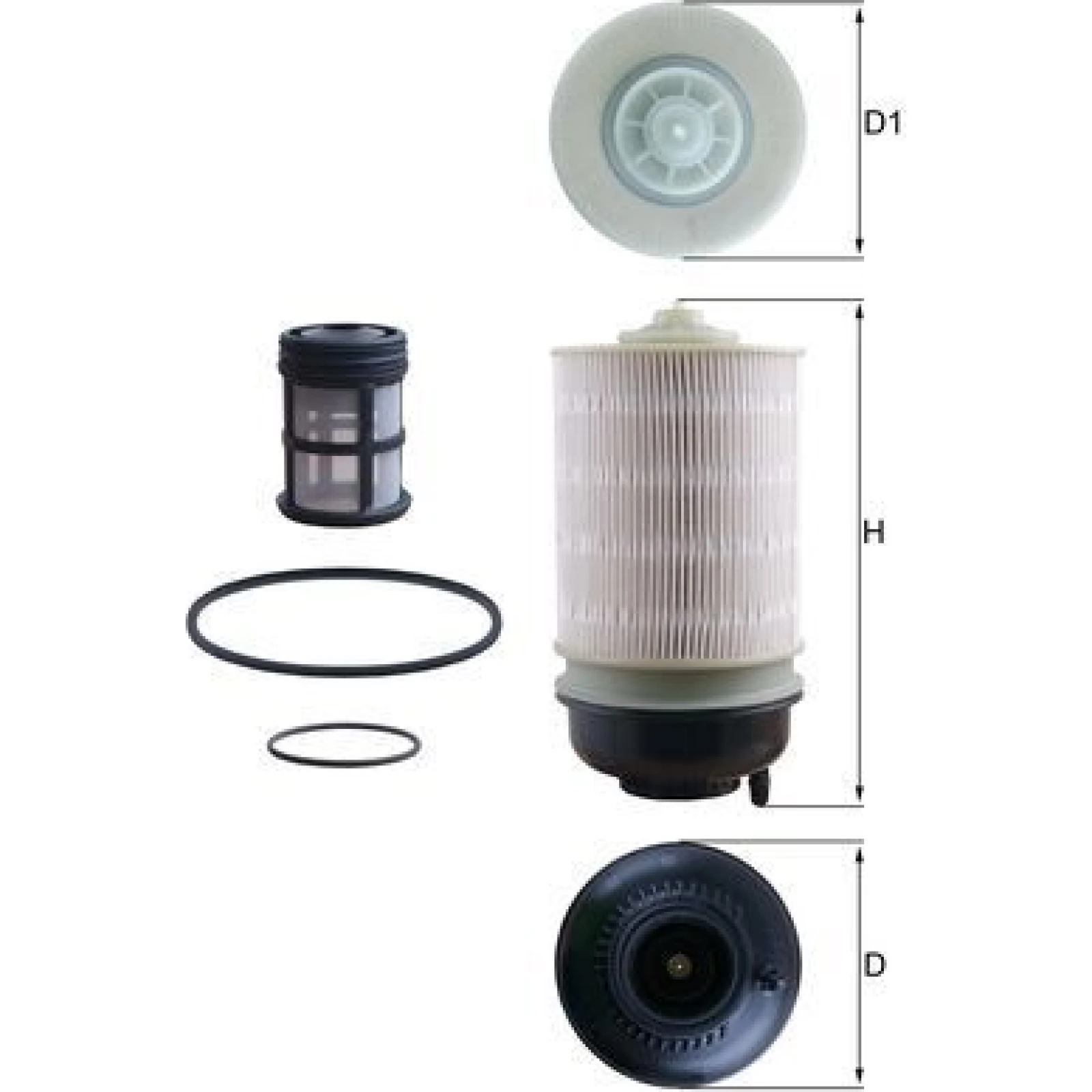 MAHLE Kraftstofffilter KX 581KIT